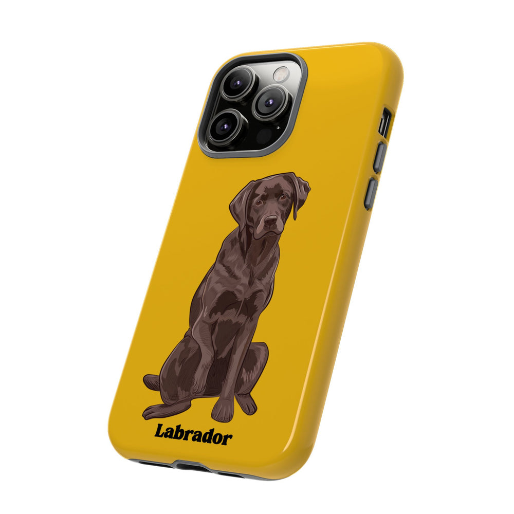 Chocolate Lab Protective Phone Case
