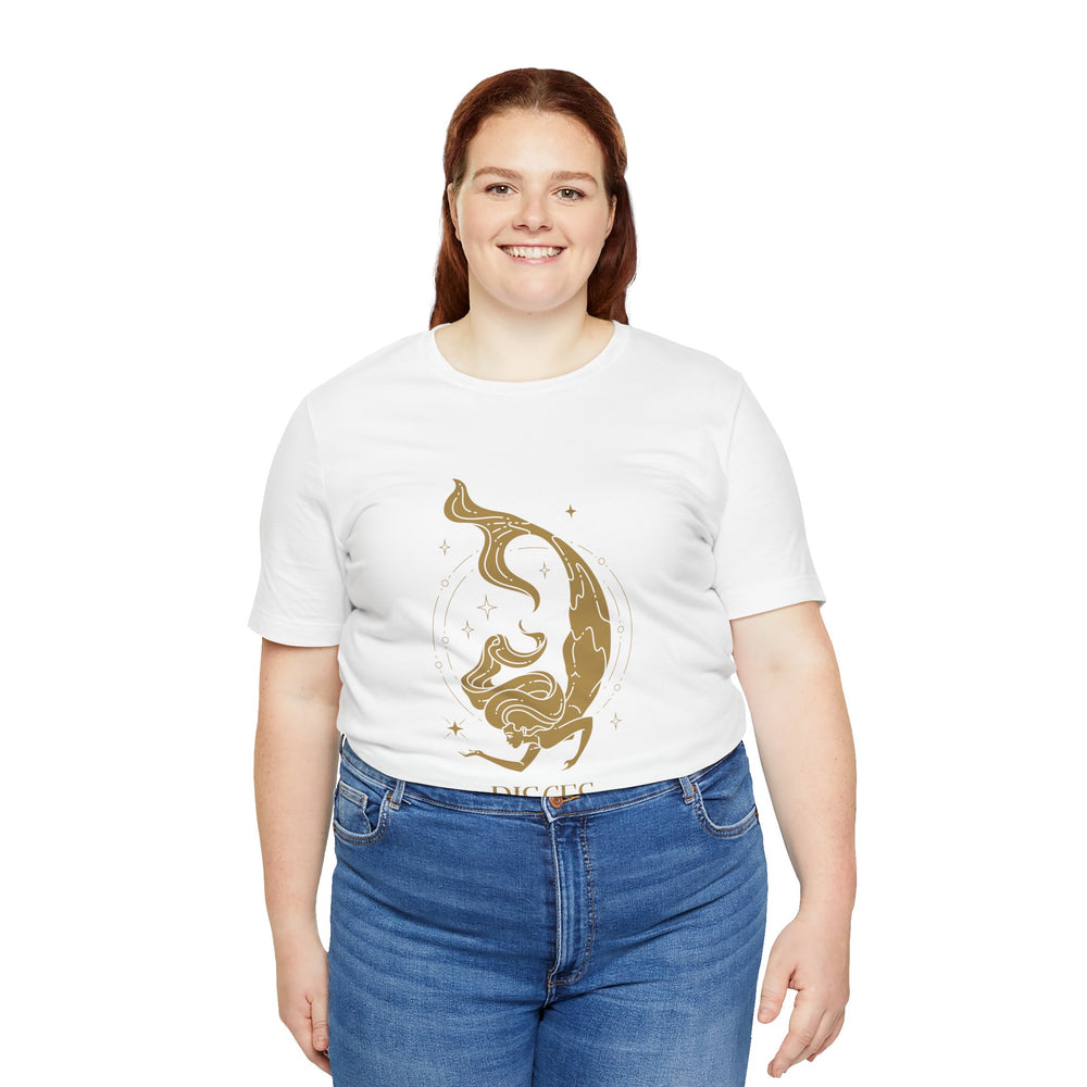 Pisces Constellation Zodiac Unisex Jersey Short Sleeve Tee