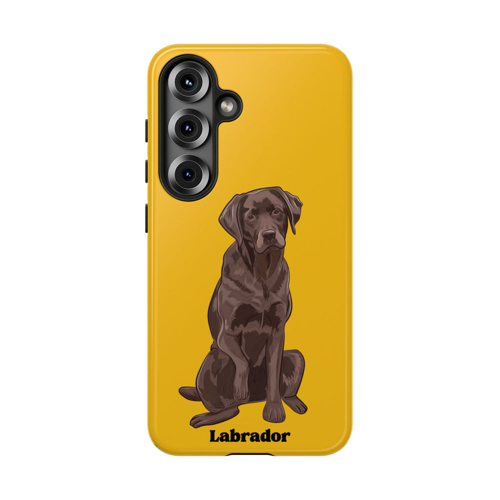 Chocolate Lab Protective Phone Case