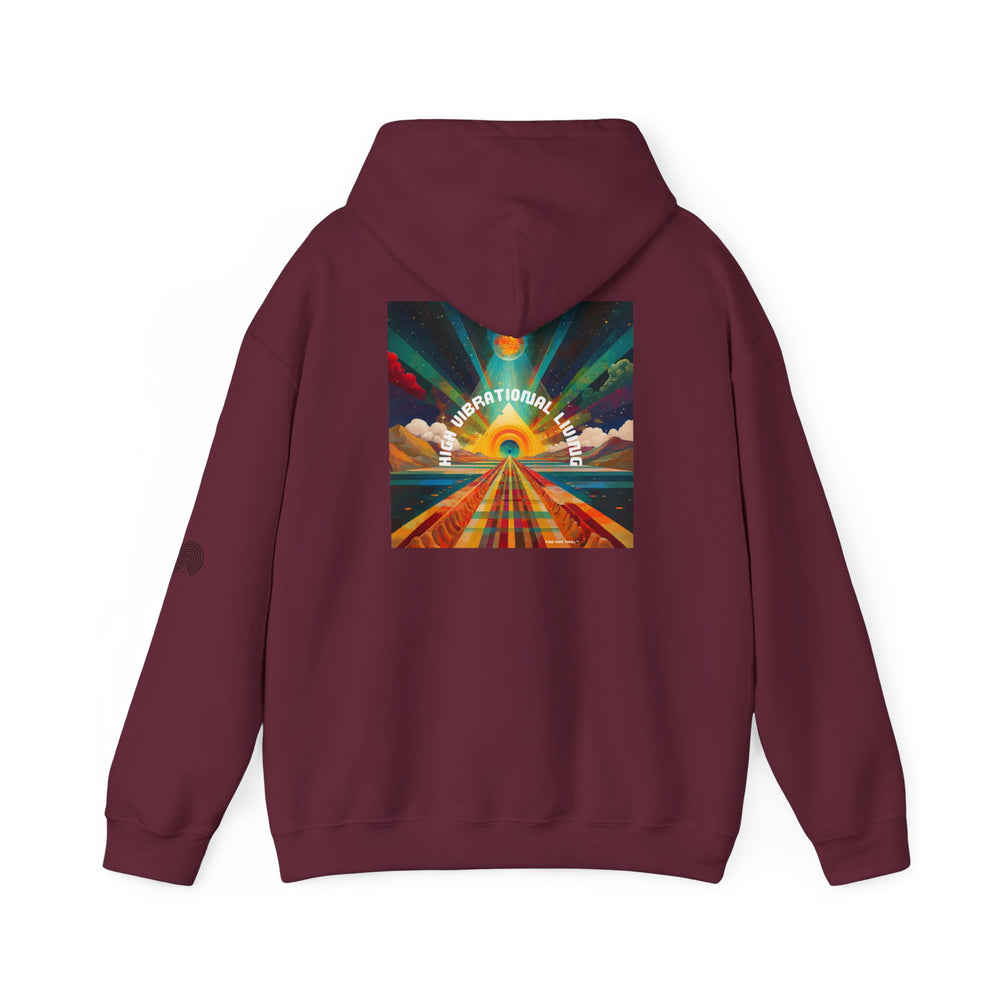 ✨ High Vibrational Living Hoodie