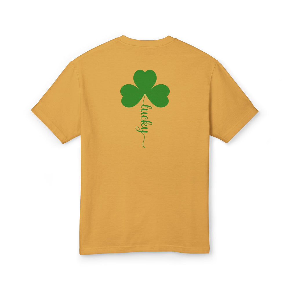 Lucky Clover Women's Oversized Cotton Tee – Vintage Vibes, Sustainable Style 🍀