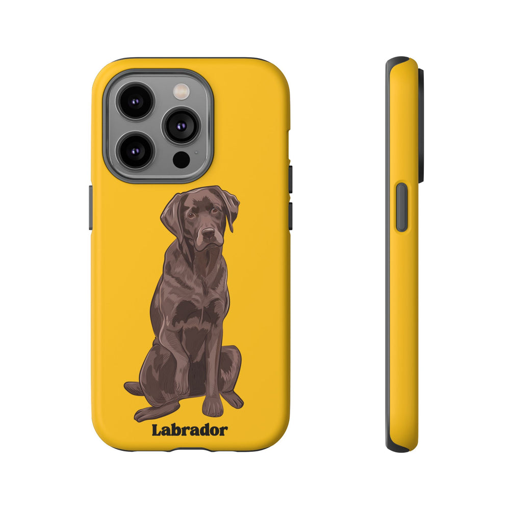 Chocolate Lab Protective Phone Case