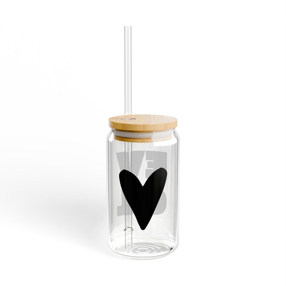 EVOL Heart 16oz Sipper Glass – Sip with Love