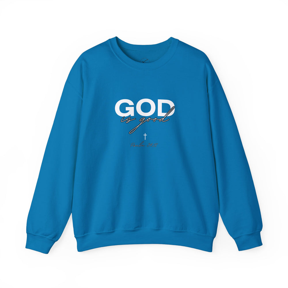 God Is Good - Psalms 34:18 - Crewneck Sweatshirt