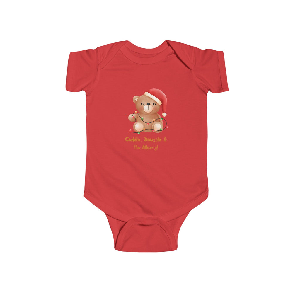 Cuddle, Snuggle and Be Merry Infant Onesie