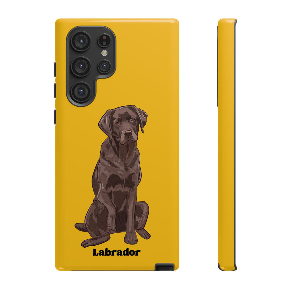 Chocolate Lab Protective Phone Case