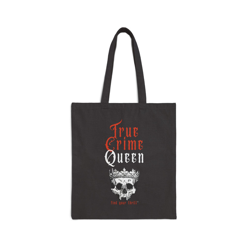 True Crime Queen Cotton Canvas Tote Bag