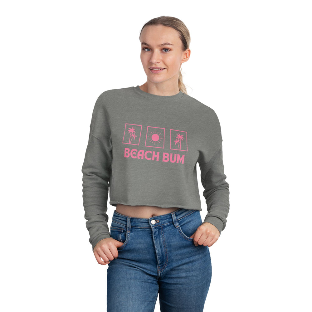 🌴 Beach Bum – Women’s Cropped Sweatshirt 🌴