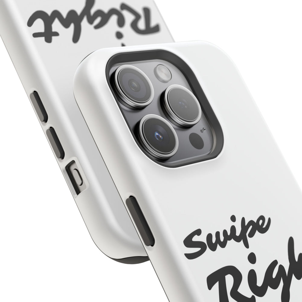 Swipe Right iPhone 16, 15 Magnetic Tough Cases - A Perfect Match for Your iPhone