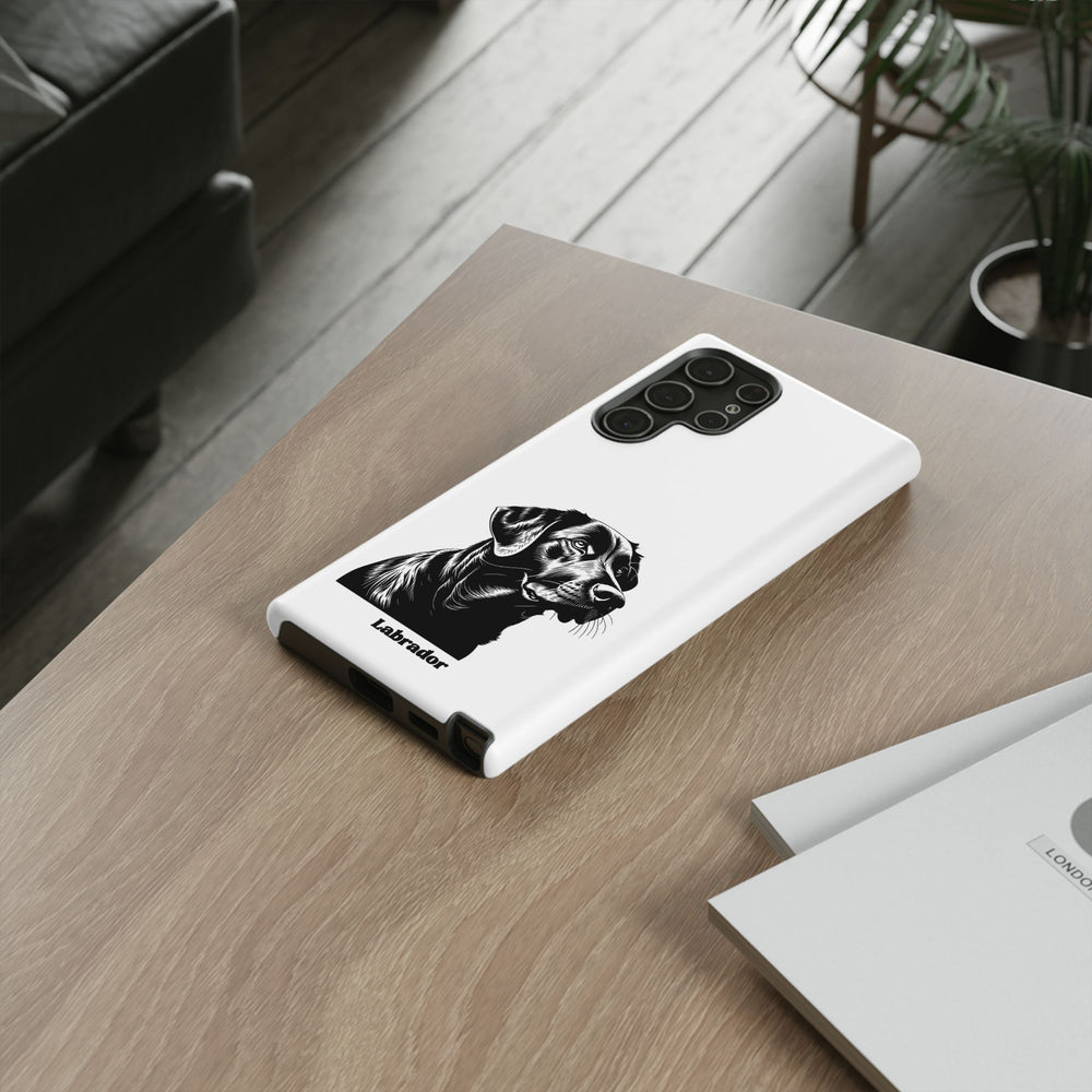 Black Lab Protective Phone Case