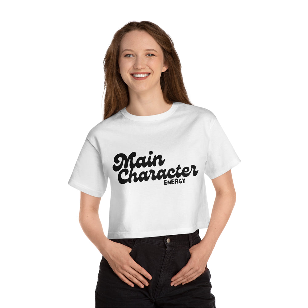Main Character Energy Champion Women's Heritage Cropped T-Shirt