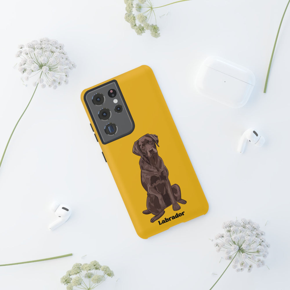Chocolate Lab Protective Phone Case