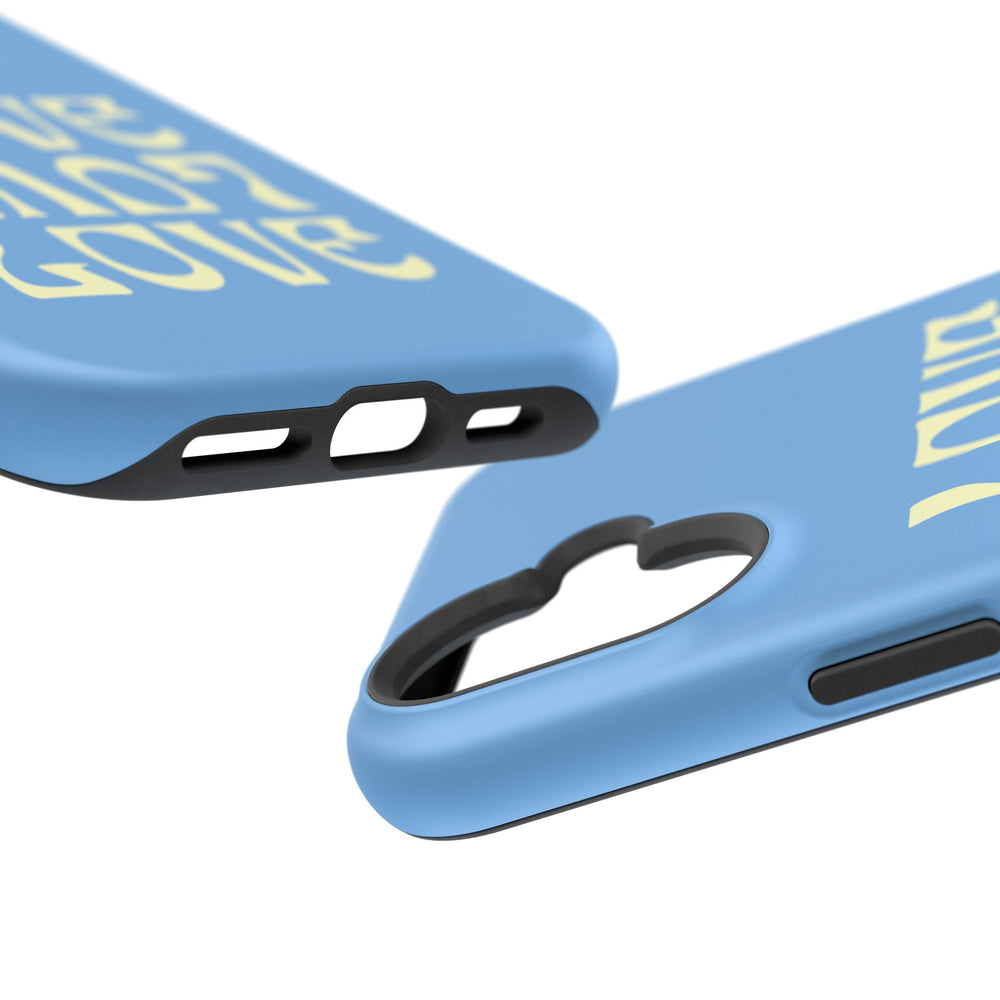 💙💛 Love Love Love – Blue & Yellow Magnetic Tough iPhone Case 💛💙