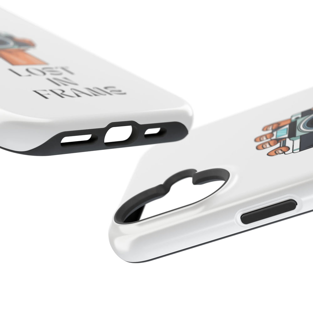 Lost in Frame Photog iPhone 14, iPhone 15, iPhone 16 Magnetic Tough Cases