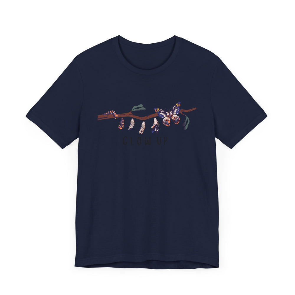 Glow Up Butterflies Jersey Short Sleeve Tee