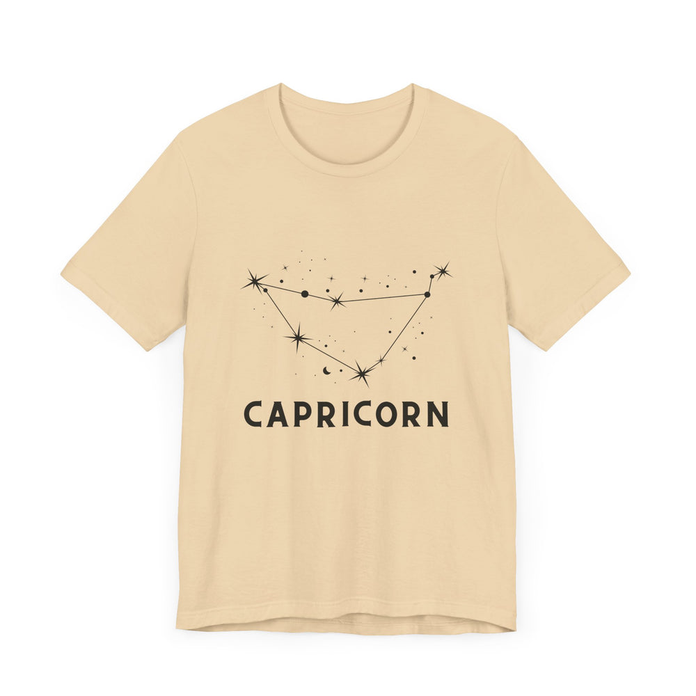 Capricorn Sea Goat Constellation Zodiac Unisex Jersey Short Sleeve Tee
