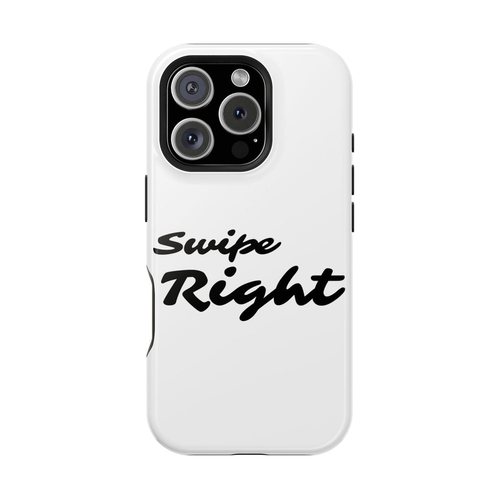Swipe Right iPhone 16, 15 Magnetic Tough Cases - A Perfect Match for Your iPhone