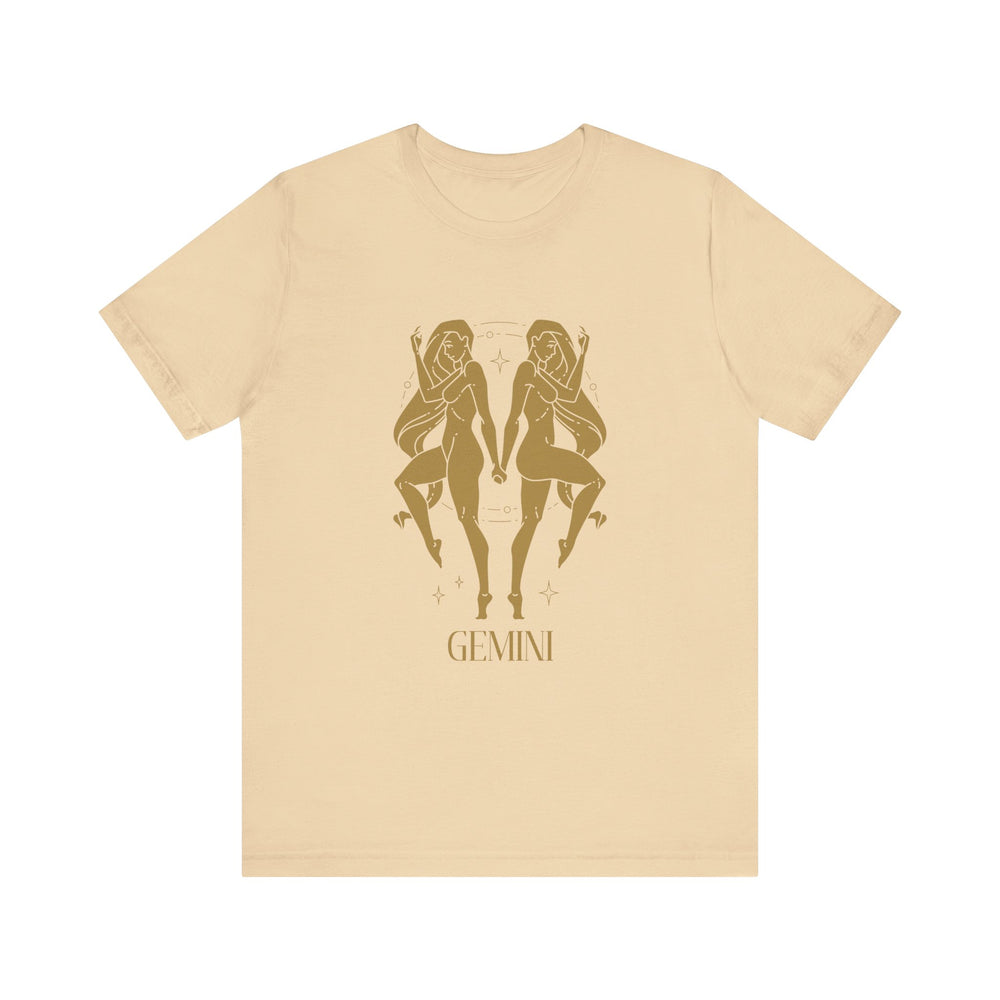 Gemini The Twins Zodiac Unisex Jersey Short Sleeve Tee