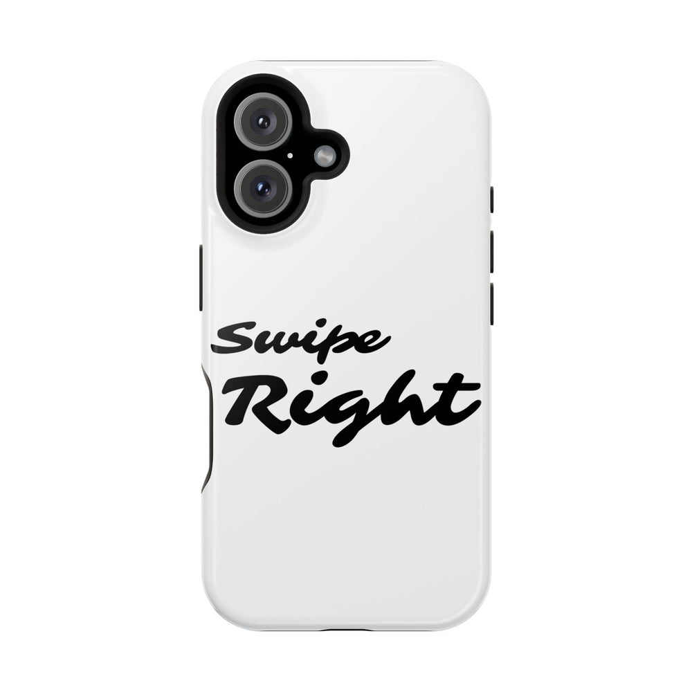 Swipe Right iPhone 16, 15 Magnetic Tough Cases - A Perfect Match for Your iPhone