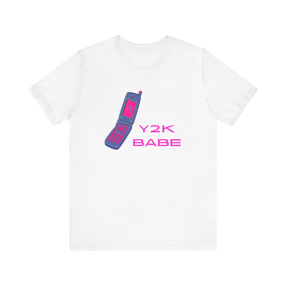 Y2K babe - flip phone - Short Sleeve Tee
