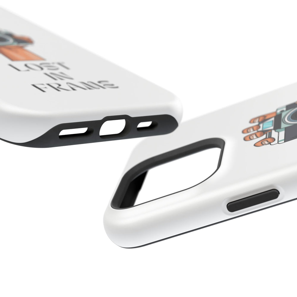 Lost in Frame Photog iPhone 14, iPhone 15, iPhone 16 Magnetic Tough Cases