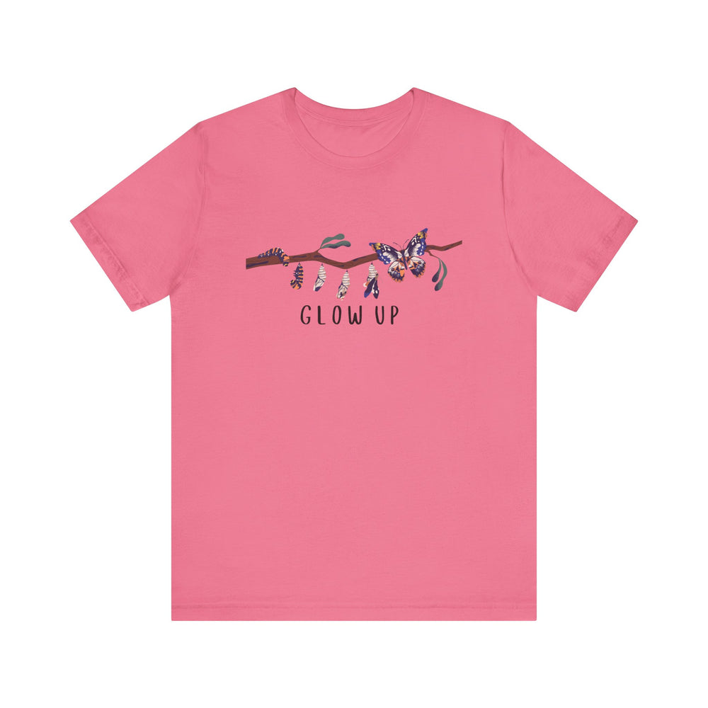 Glow Up Butterflies Jersey Short Sleeve Tee