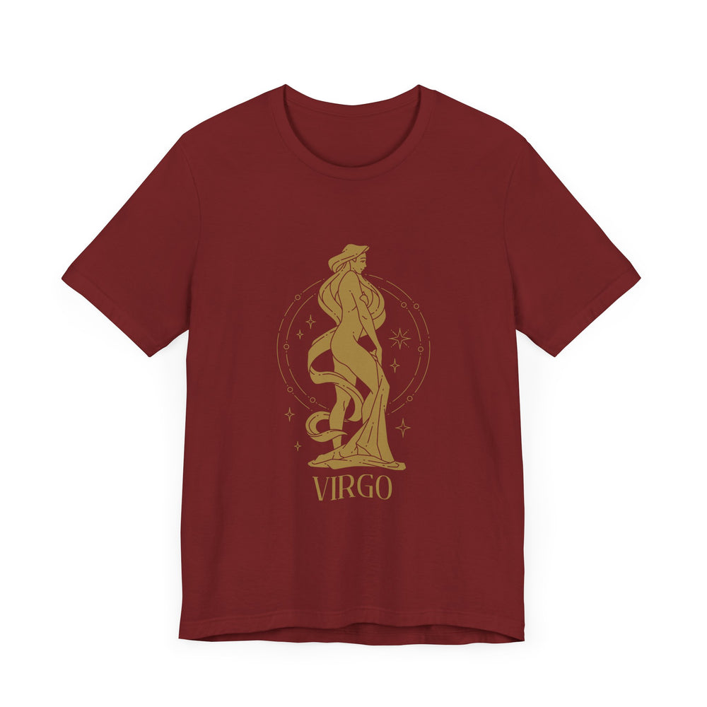VIRGO zodiac Unisex Jersey Short Sleeve Tee