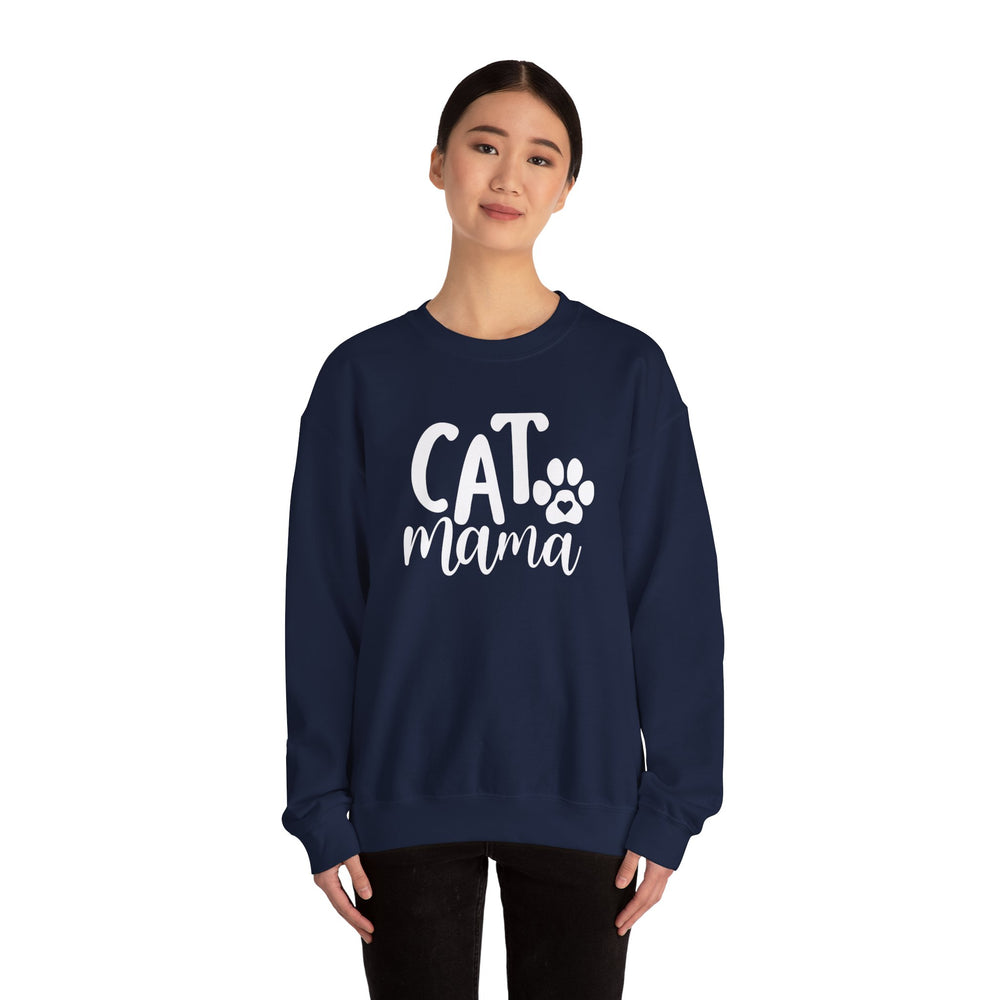 Cat Mama Crewneck Sweatshirt