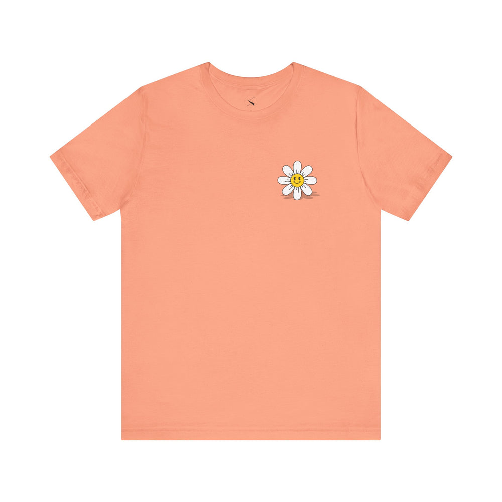 Smiling Daisy Men's Jersey Tee - Casual Summer Vibes