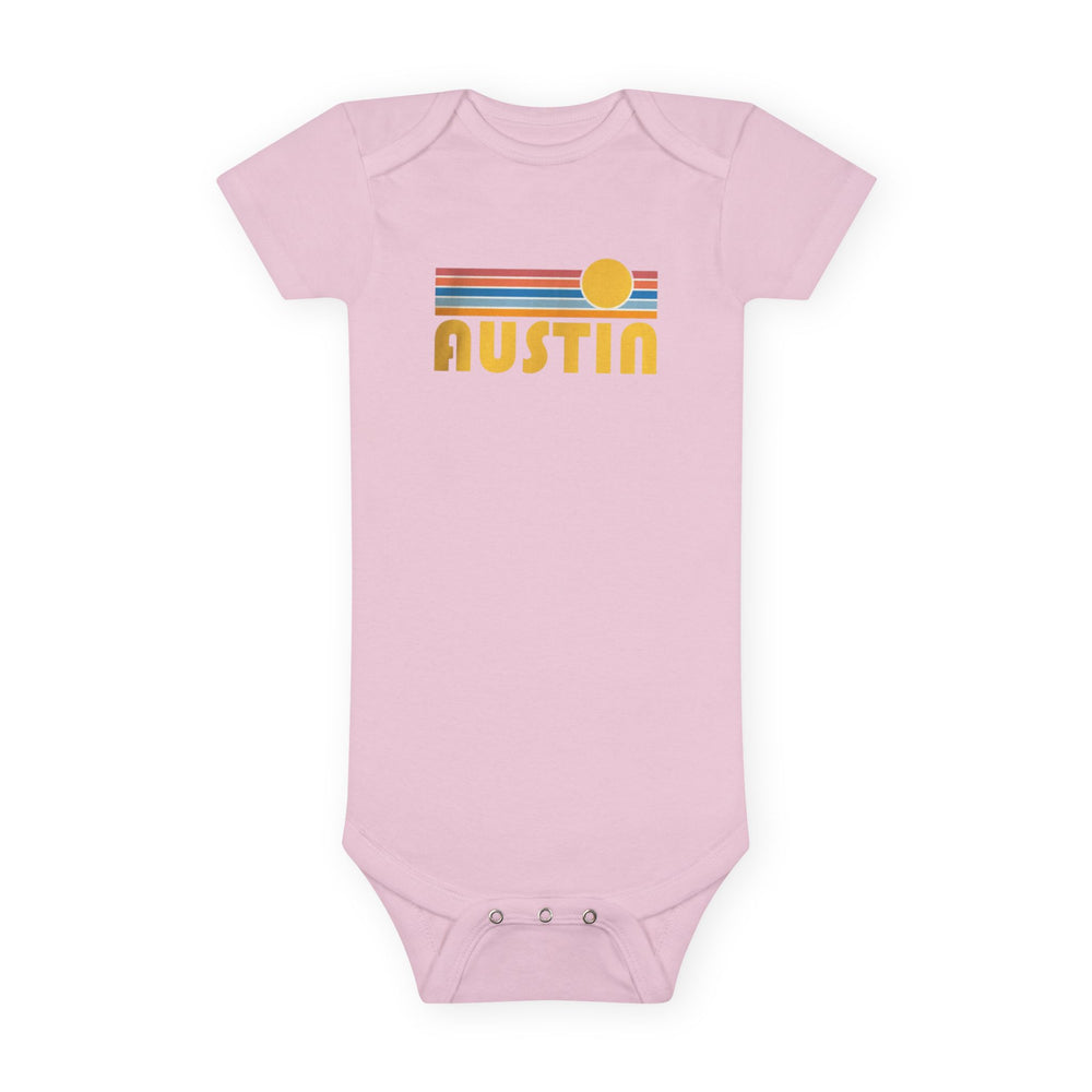 Austin Retro Sun Baby Short Sleeve Onesie®