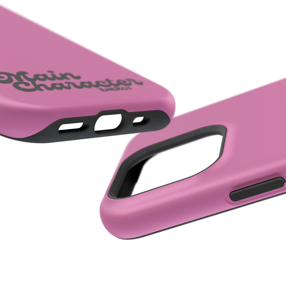 Main Character Energy Pink Edition Magnetic Tough iPhone 16, 15, 14, 13 Pro & Max Cases