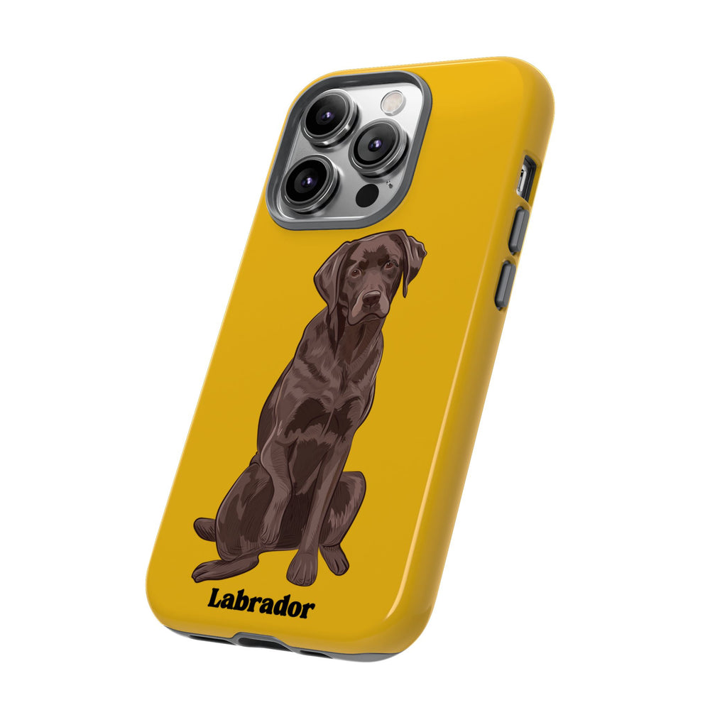 Chocolate Lab Protective Phone Case
