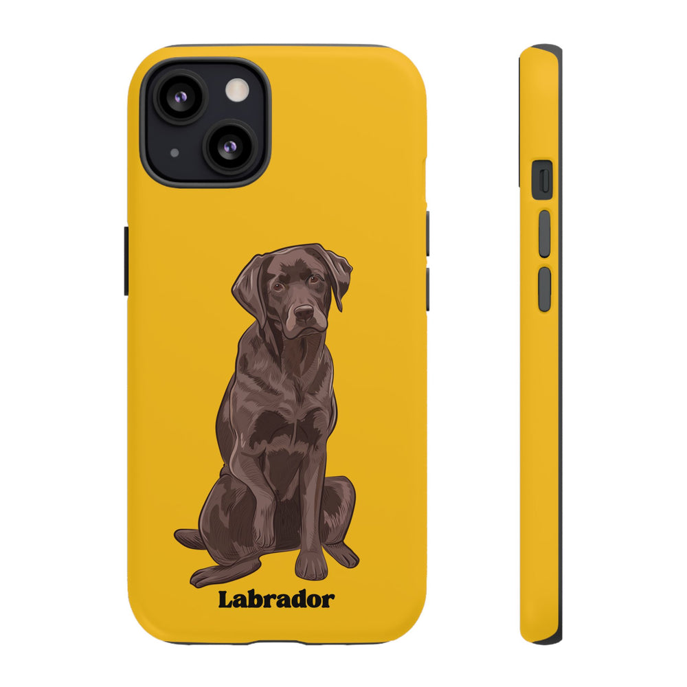 Chocolate Lab Protective Phone Case