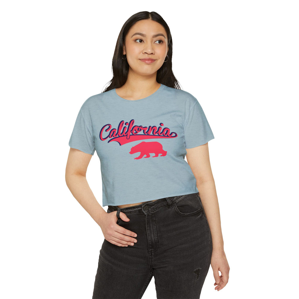 California Bear Women's Festival Crop Tee