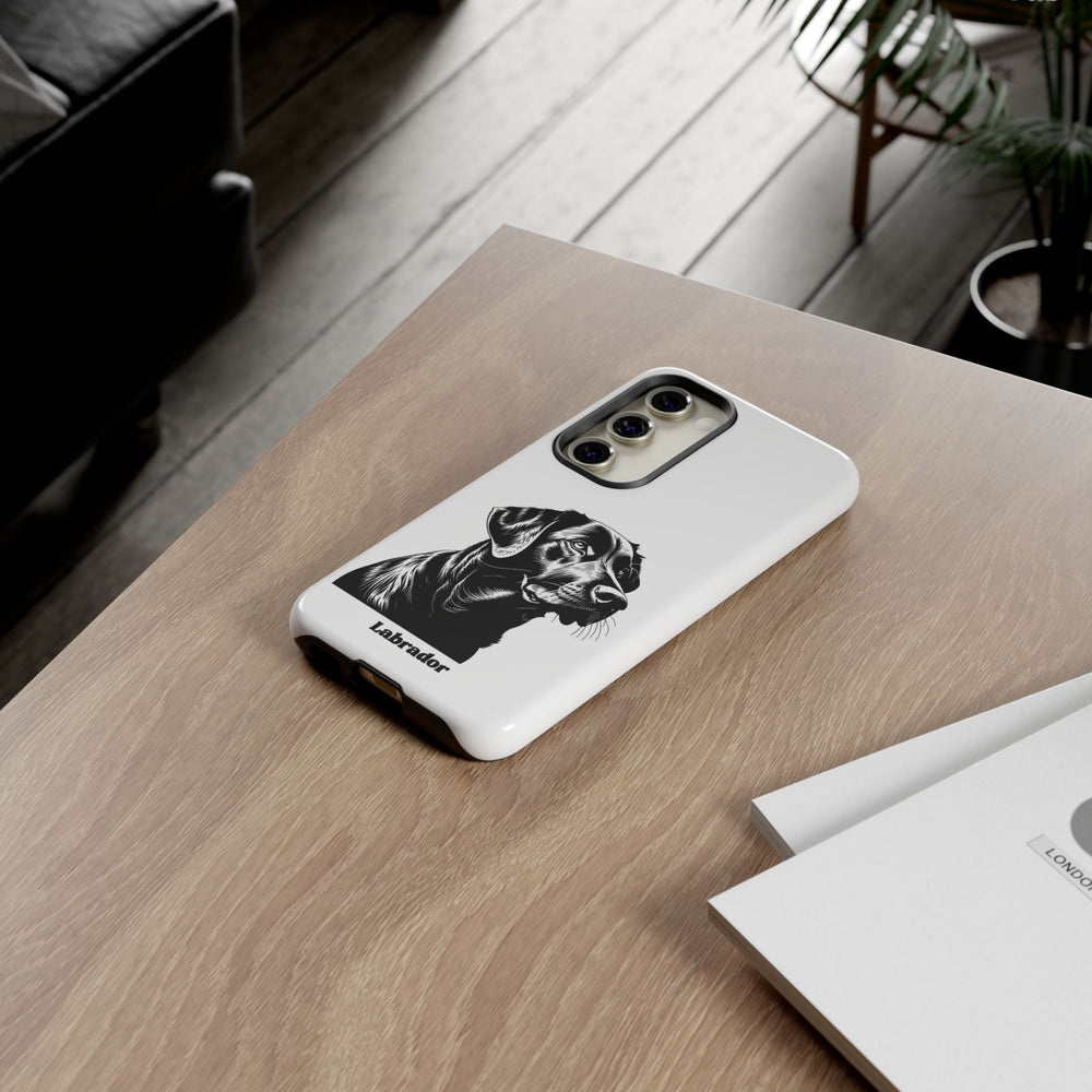 Black Lab Protective Phone Case