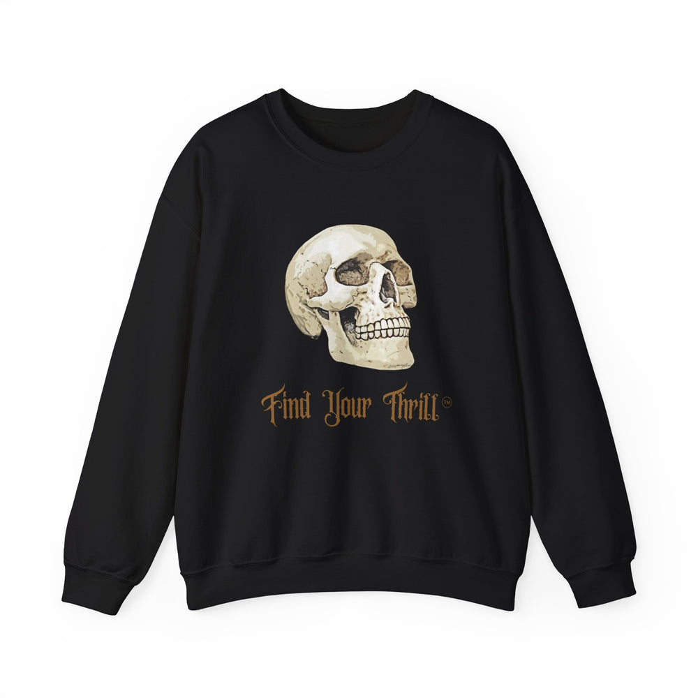 Find Your Thrill Skull Crewneck Sweatshirt
