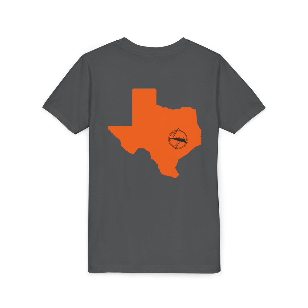 🤠 FYT ATX Youth Short Sleeve Tee – Texas State with ATX Circle Marker 🌟