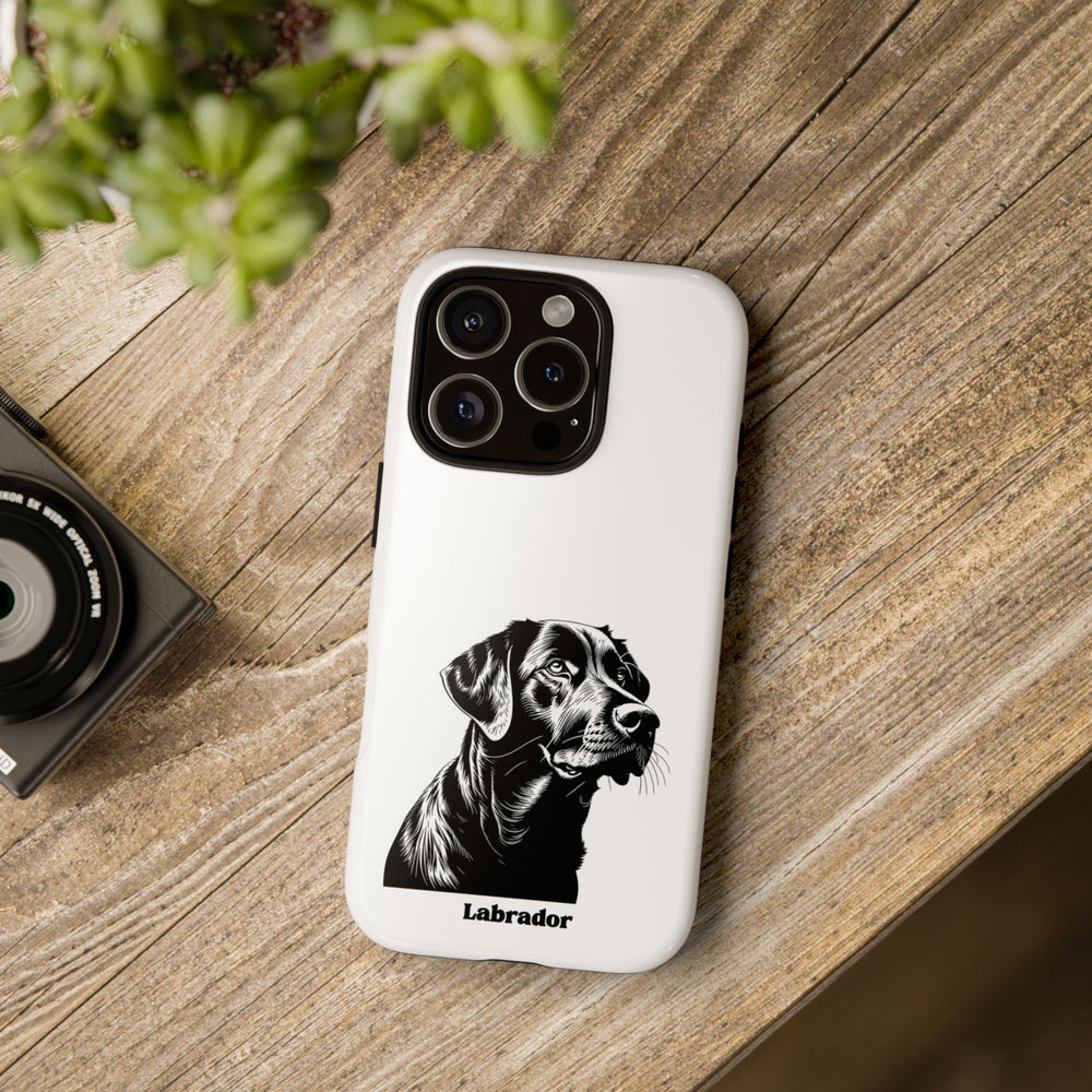 Black Lab Protective Phone Case