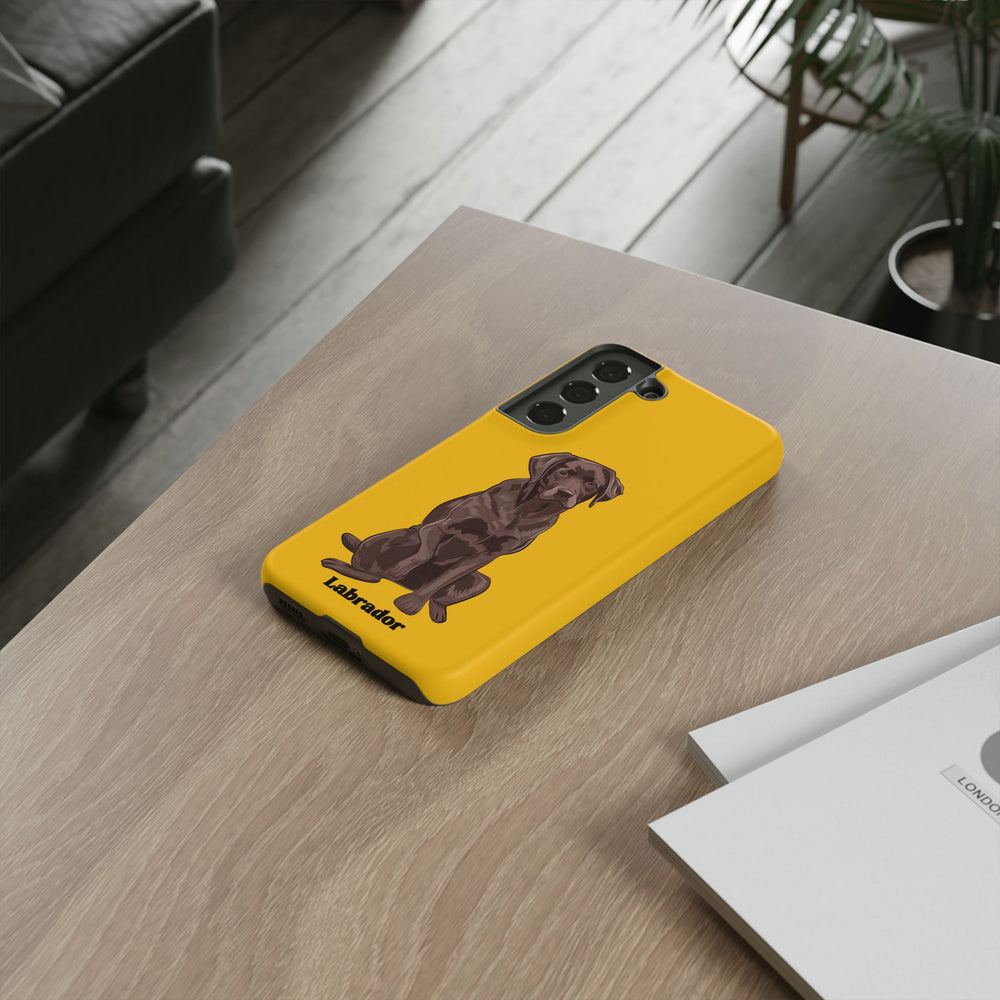 Chocolate Lab Protective Phone Case