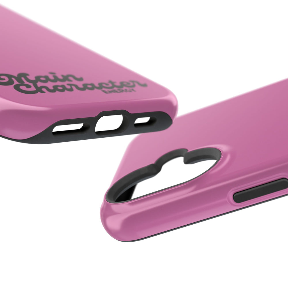 Main Character Energy Pink Edition Magnetic Tough iPhone 16, 15, 14, 13 Pro & Max Cases