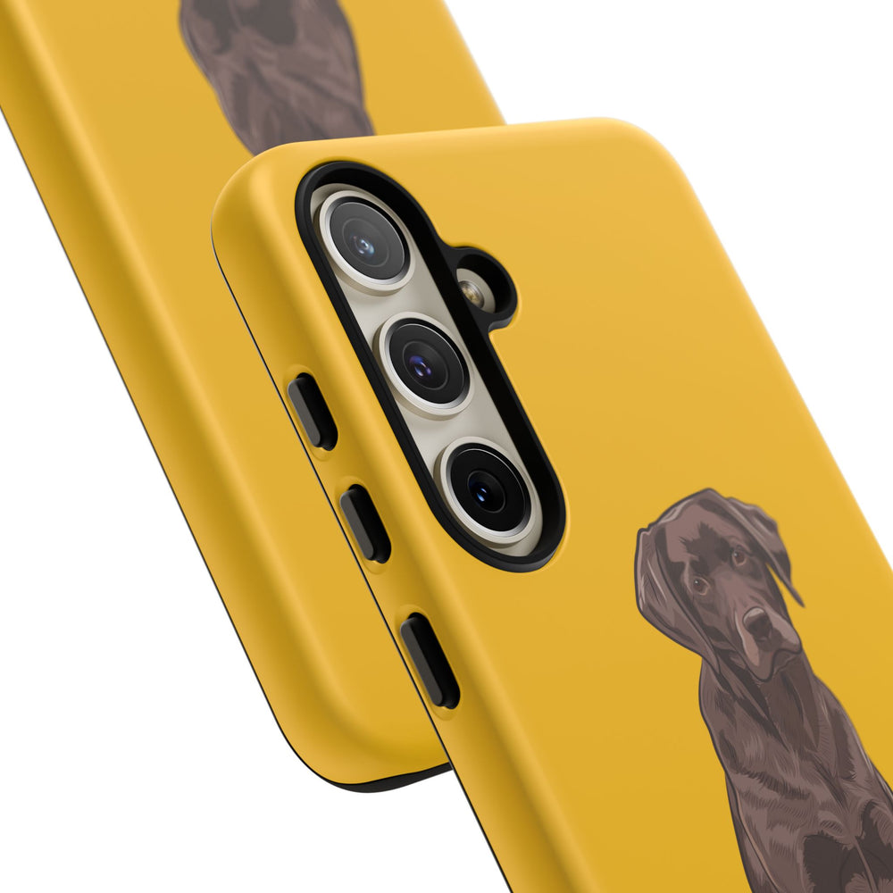 Chocolate Lab Protective Phone Case
