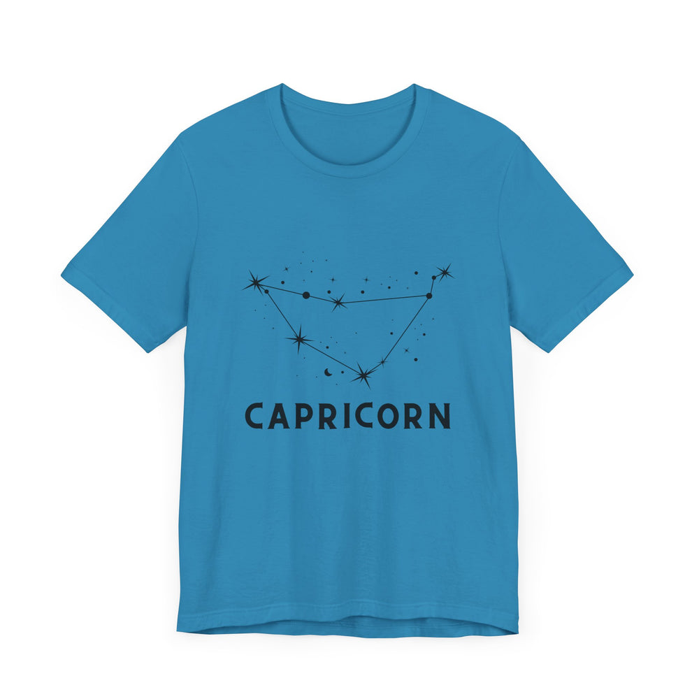 Capricorn Sea Goat Constellation Zodiac Unisex Jersey Short Sleeve Tee