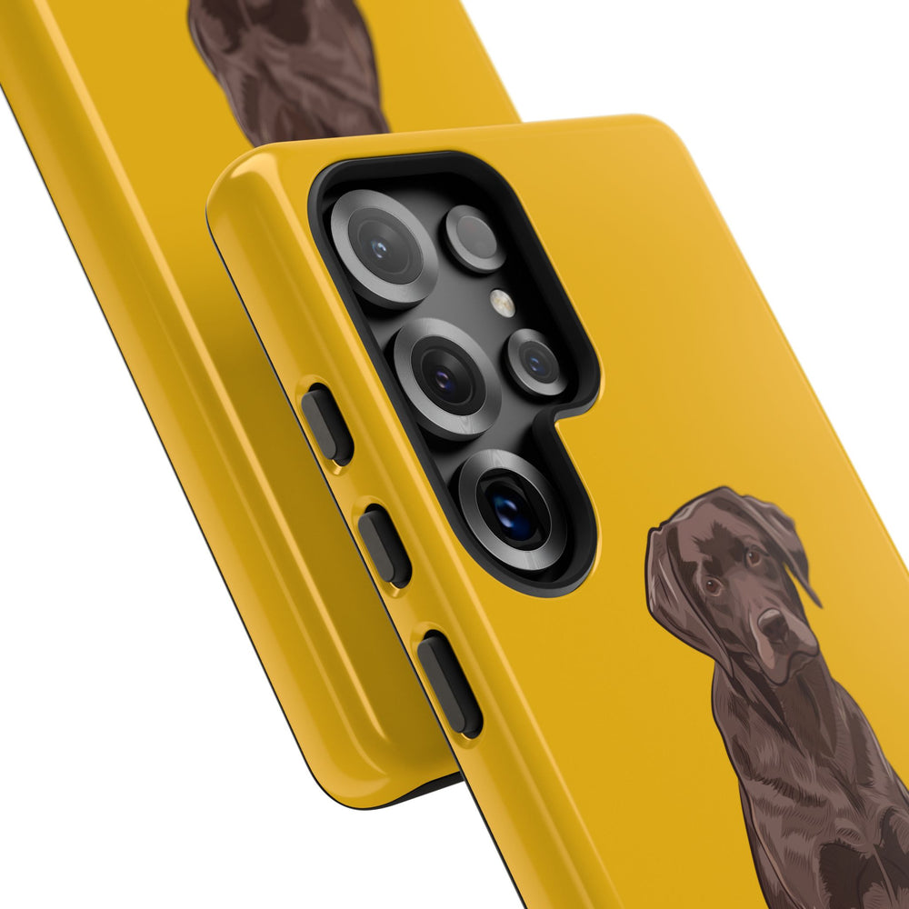 Chocolate Lab Protective Phone Case