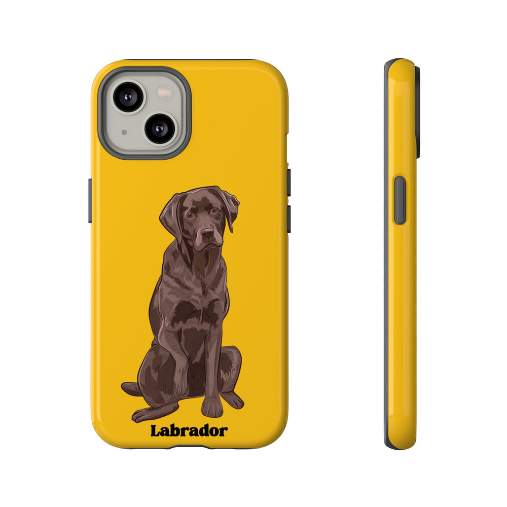 Chocolate Lab Protective Phone Case