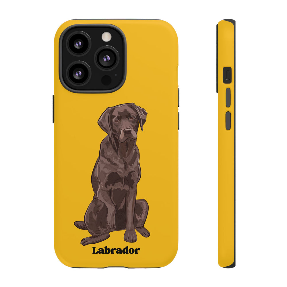 Chocolate Lab Protective Phone Case