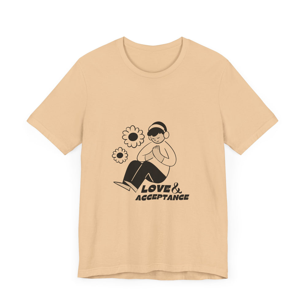 Love & Acceptance Autism Awareness Men's Short Sleeve Tee
