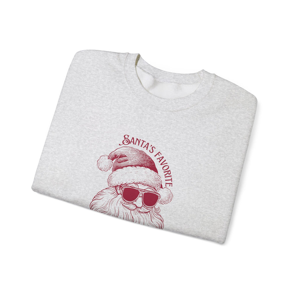 Santa's Favorite Crewneck Sweatshirt
