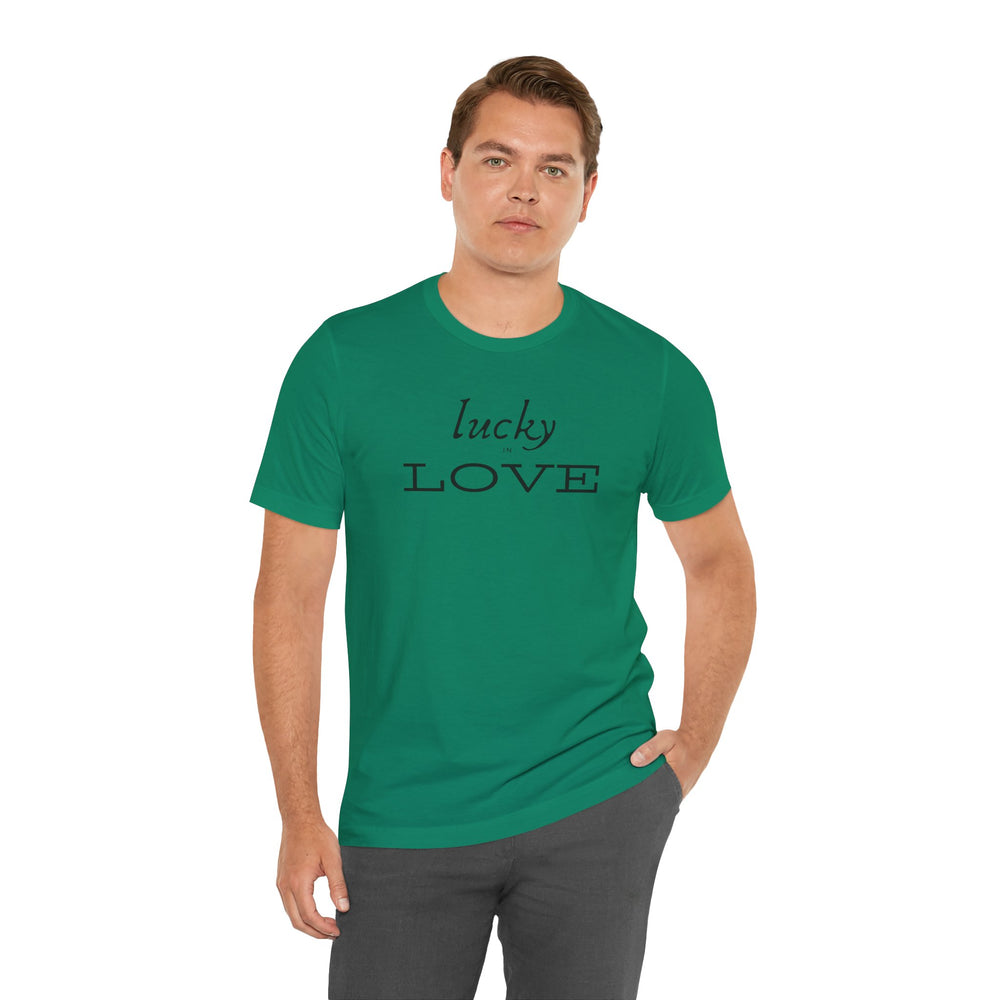 Lucky In Love Jersey Short Sleeve Tee