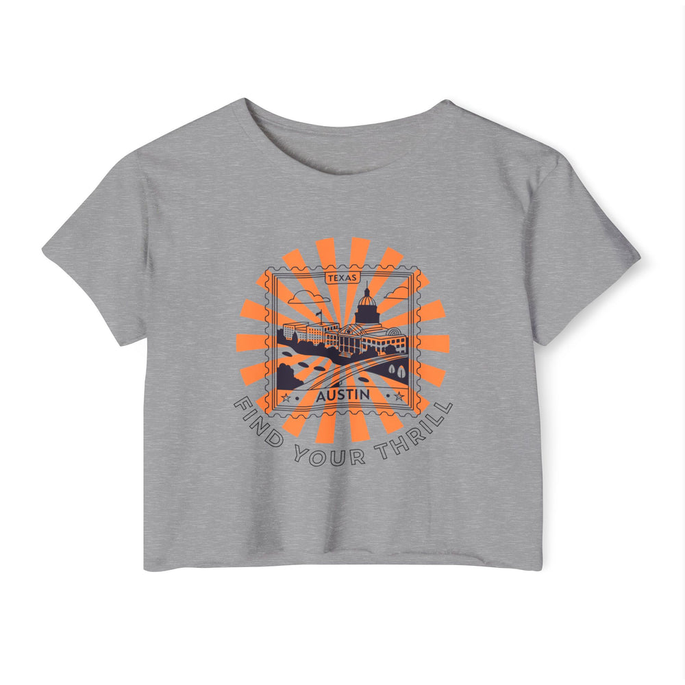 Find Your Thrill ATX Stamp – Women’s Festival Crop Top 🎶🤠