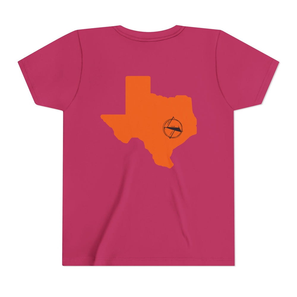 🤠 FYT ATX Youth Short Sleeve Tee – Texas State with ATX Circle Marker 🌟